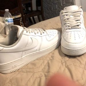 White Air Force ones